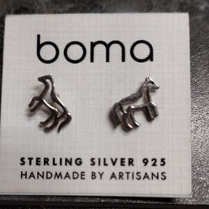 Sterling Silver Horse Earrings